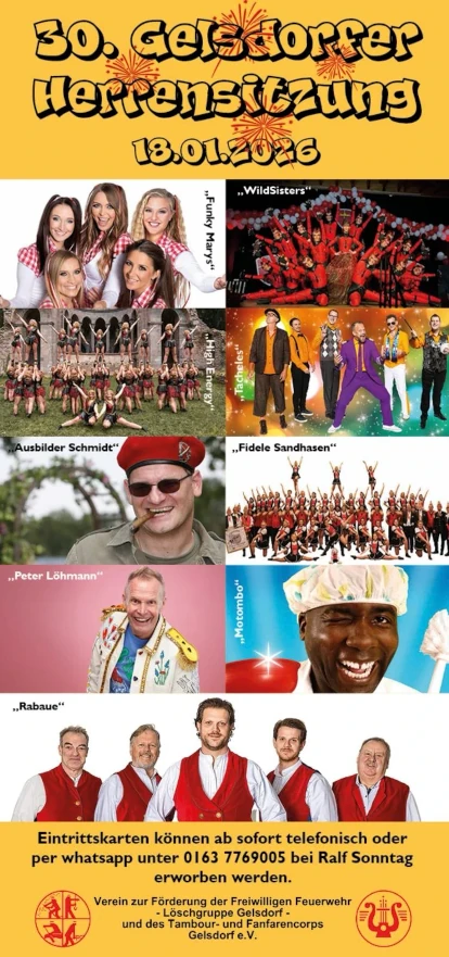 30. Gelsdorfer Herrensitzung